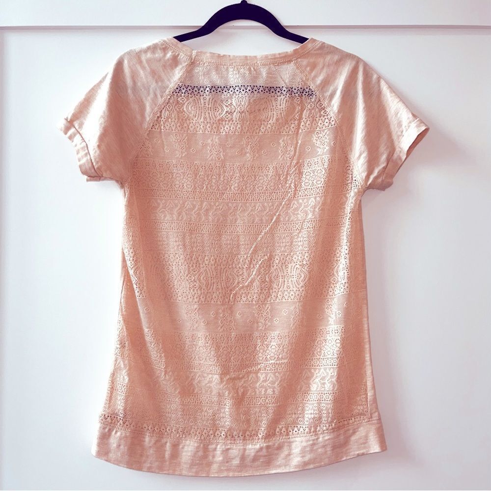 Thyme & Honey Blush Lace Back Top - Medium - Picture 7 of 7